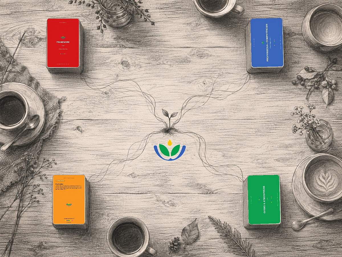Four card games — same table